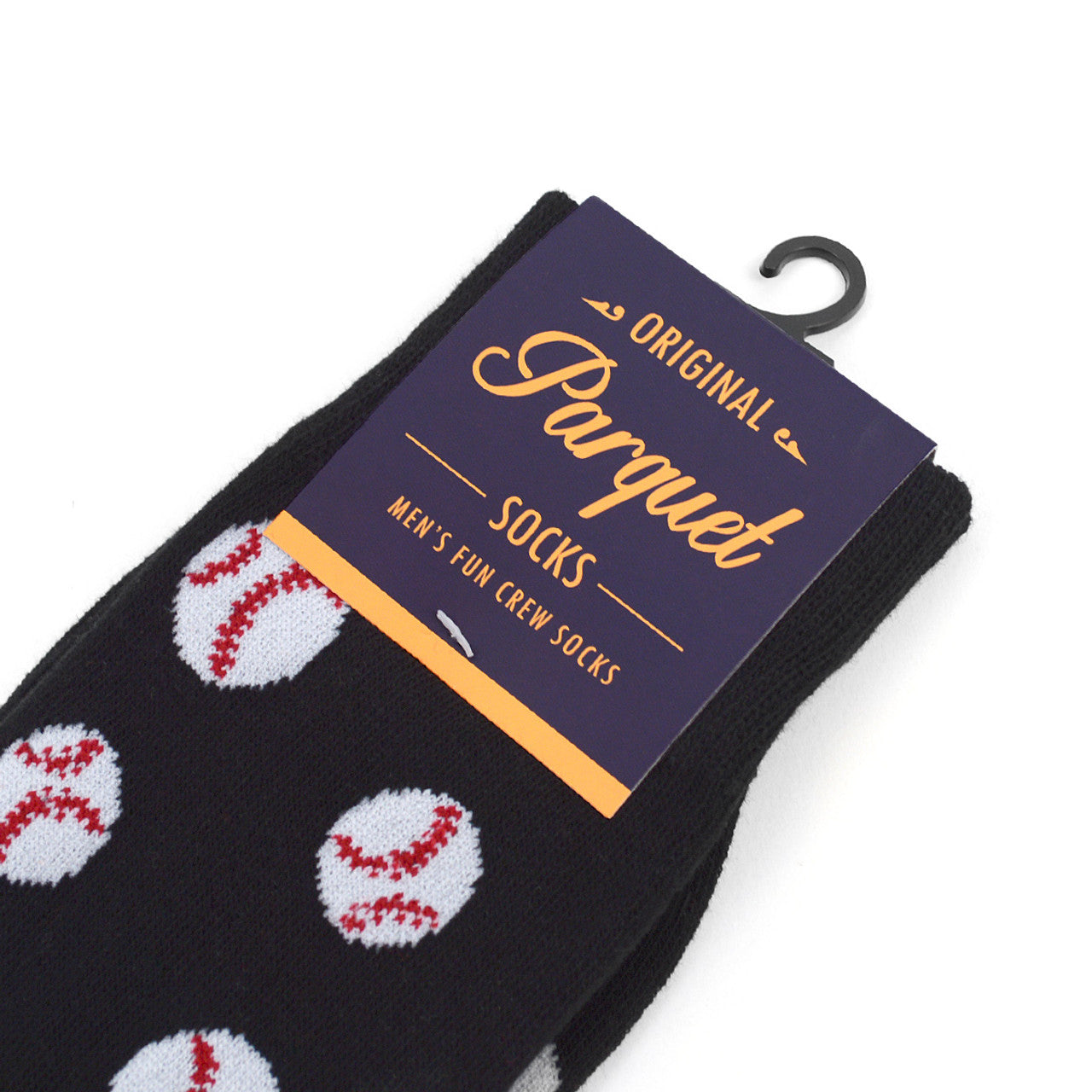 Baseball Socks Gift Men's Baseball Novelty Socks Boys of Summer Gift Dad Gift Boyfriend Gift Black and White Baseballs
