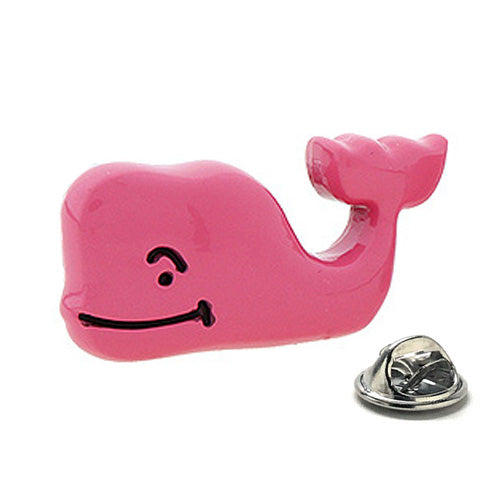 Whale Pin Pink Enamel Pin Ocean Whale Pin Lanyard Pin Name Tag Pin Gift for Her Gift for Him Lapel Pin Lanyard Pin Whale Hat Pin