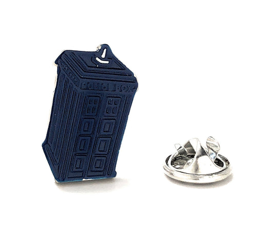 Call Box Dr Who Police Box Lapel Pin 