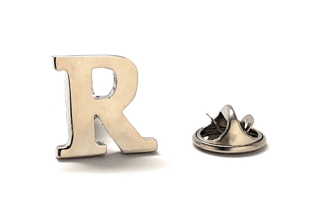 Letter R Lapel Pin 