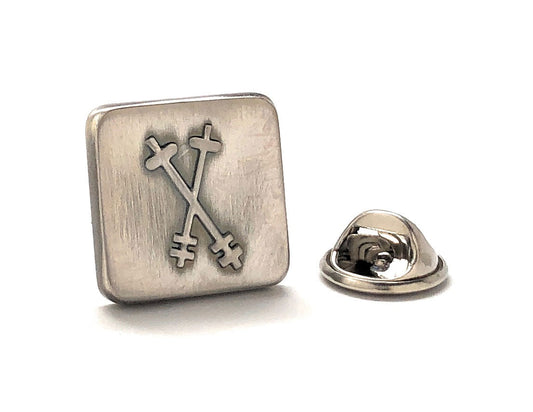 Vintage Ski Poles Pin 