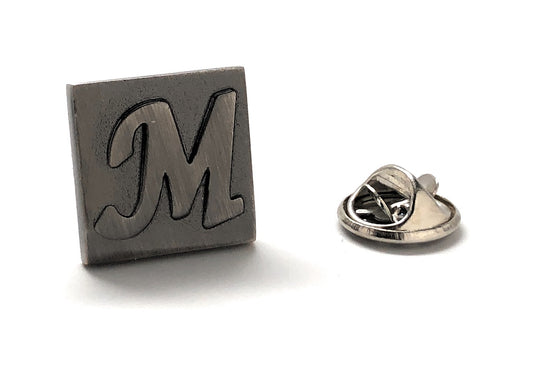 Letter M Lapel Pin 