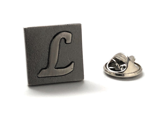 Letter L Lapel Pin 