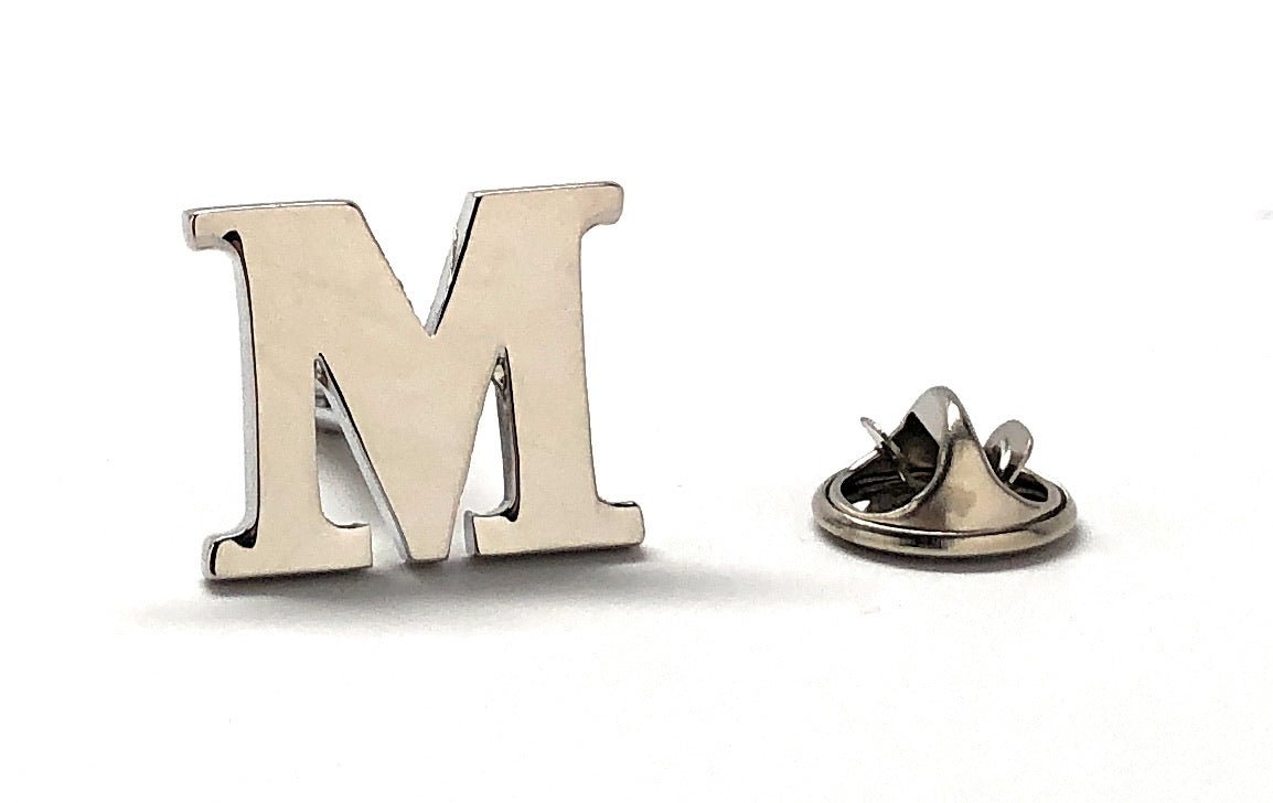 Letter M Lapel Pin 