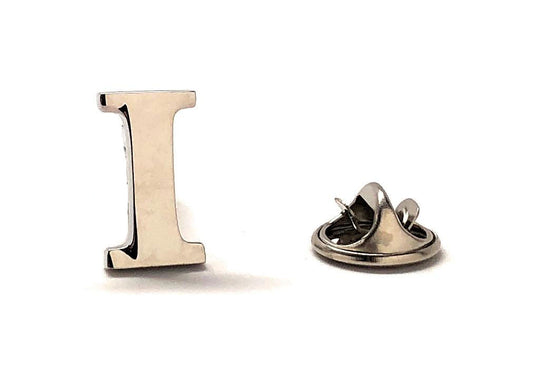 letter I Lapel Pin 