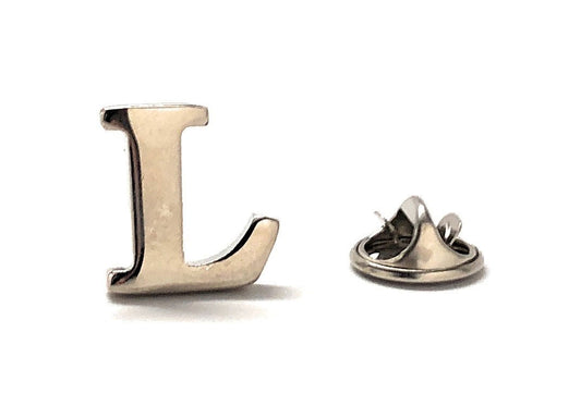 Letter L Lapel Pin 