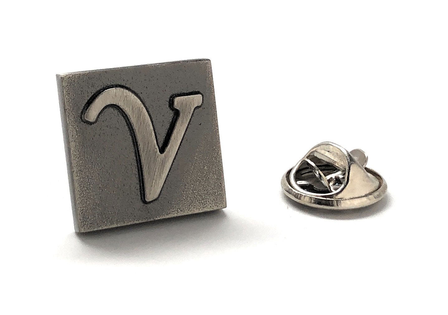 Letter V Lapel Pin 