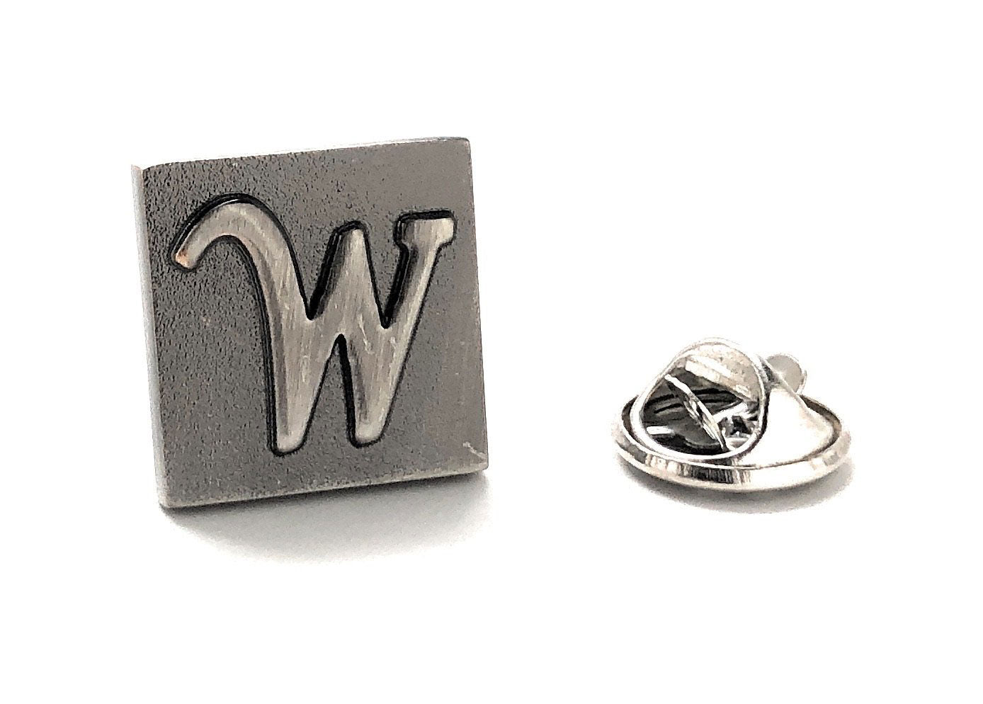 Letter W Lapel Pin 